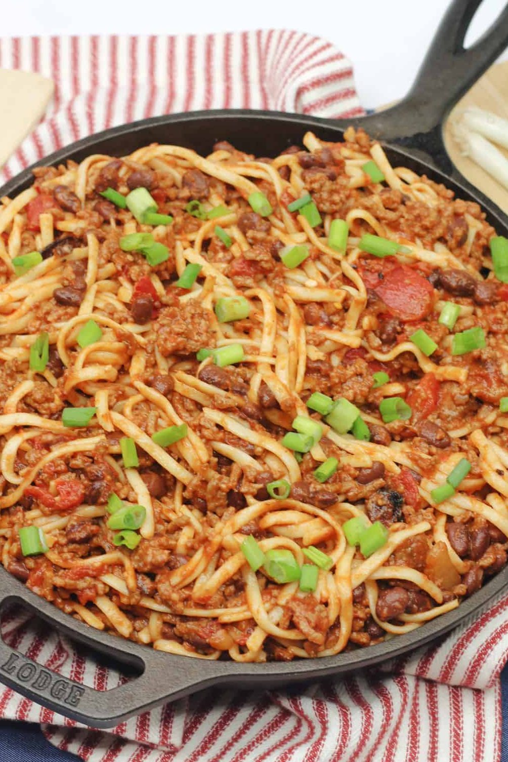 cowboy spaghetti recipe, pasta recipes, cowboy pasta