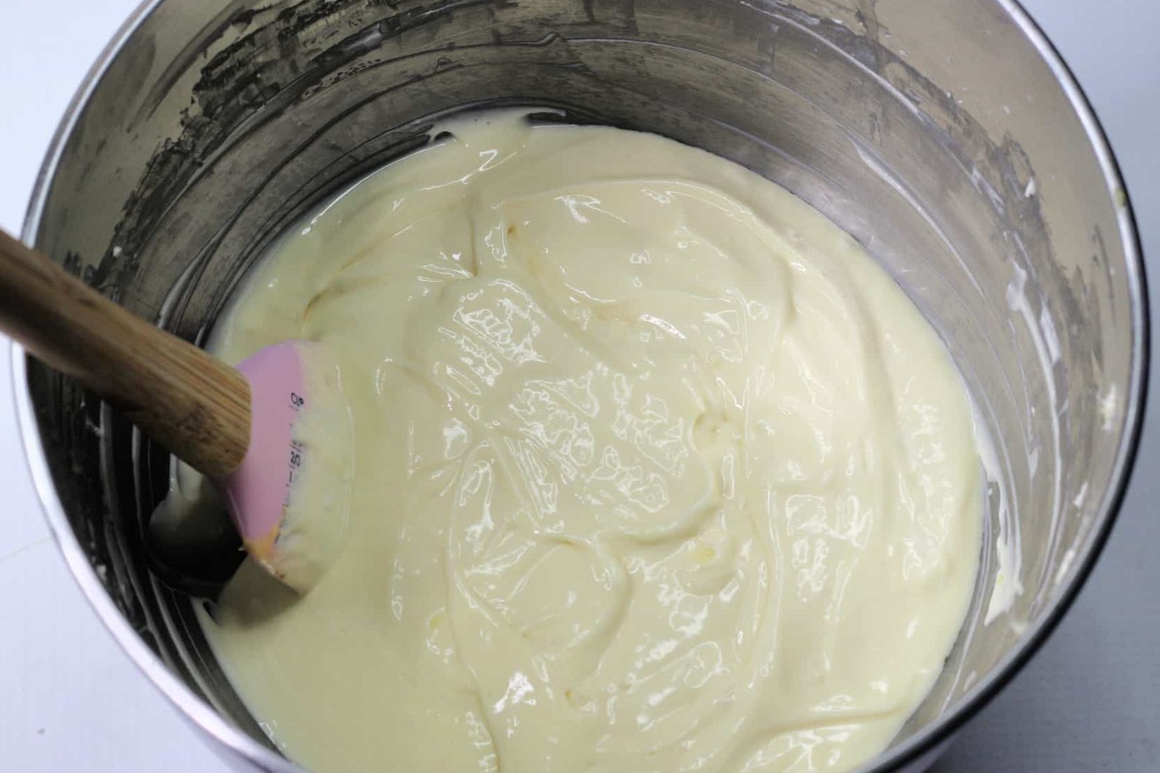 Using a medium bowl, whisk together the evaporated milk and pudding mix until combined and thick for about 2 minutes
