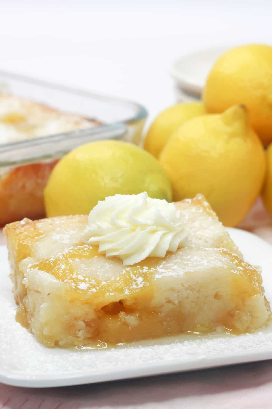 easy lemon desserts, lemon cobbler, recipes with lemon