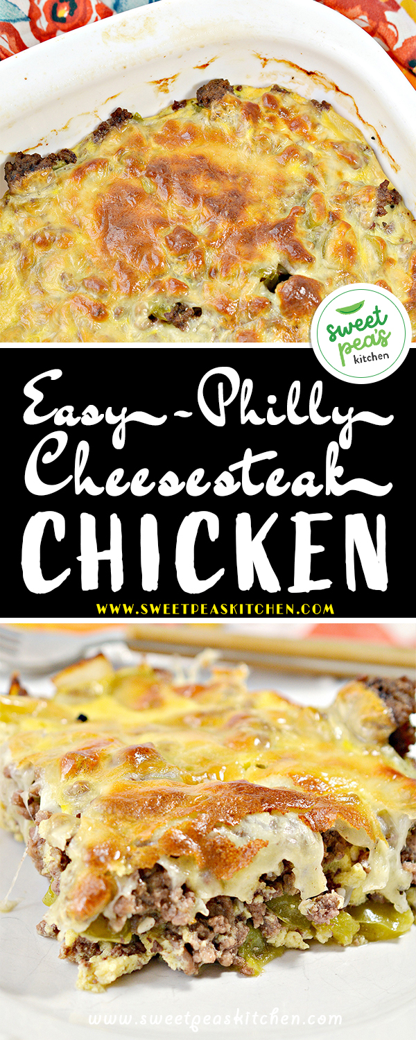 philly cheesesteak casserole on pinterest