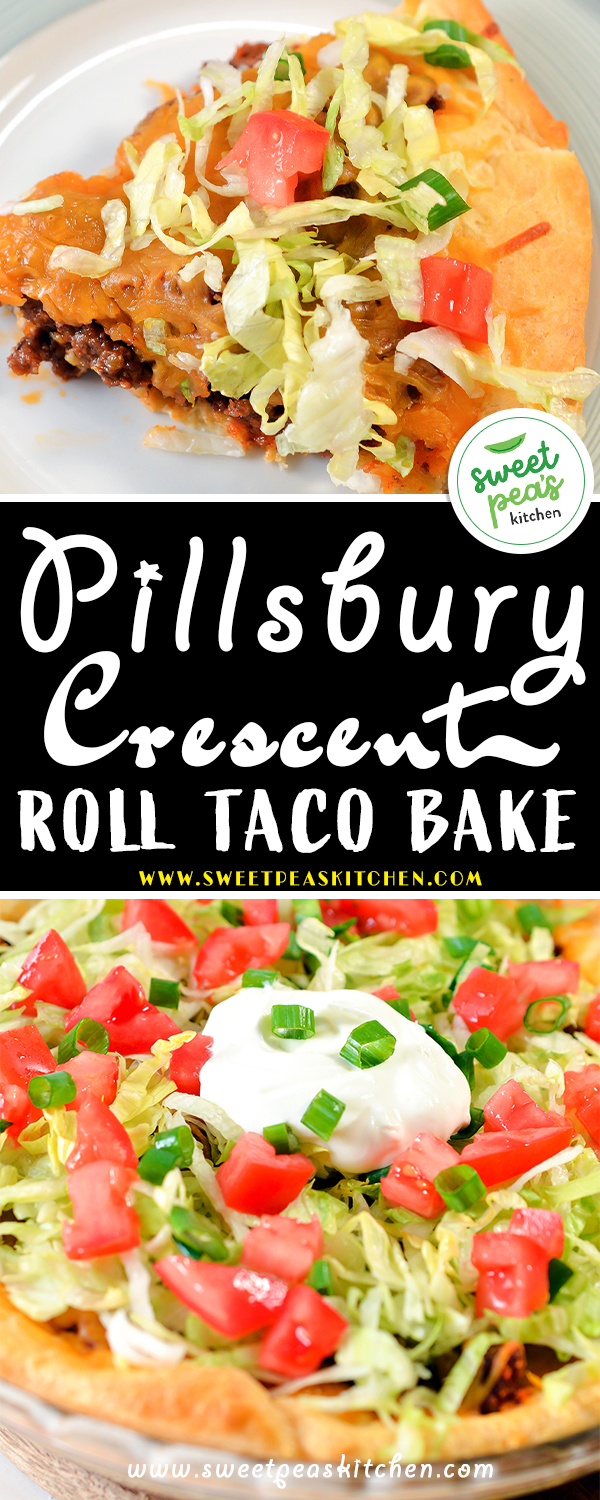 pillsbury crescent roll taco bake on pinterest