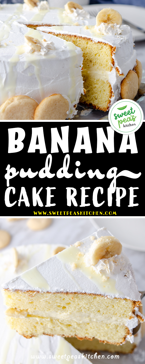 Banana Pudding Cake on Pinterest