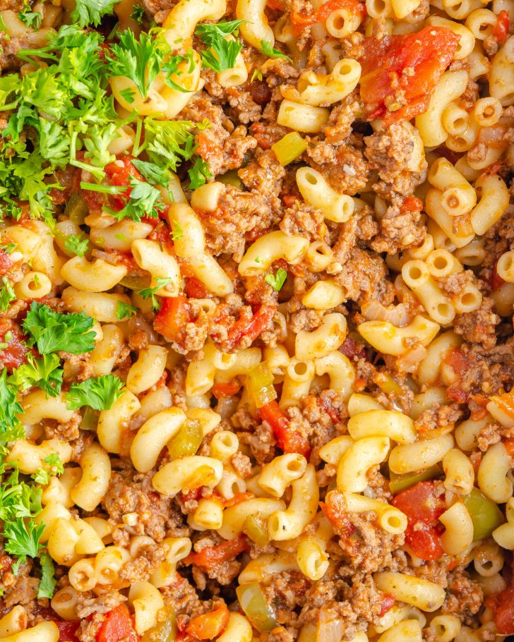 Beef American Chop Suey Recipe - Sweet Pea's Kitchen