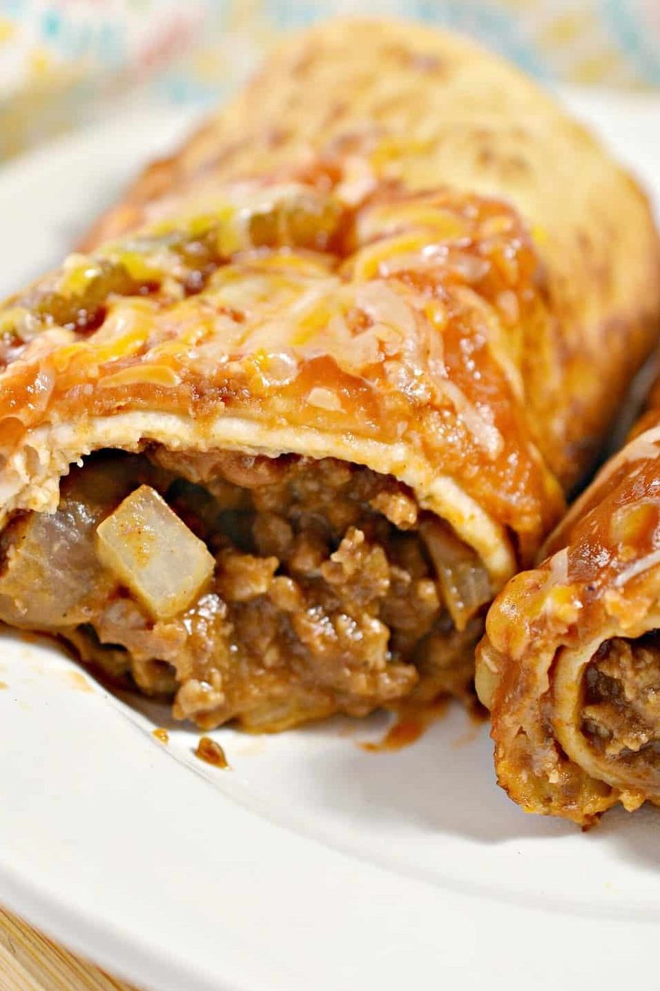 Beef and Cheese Chimichangas