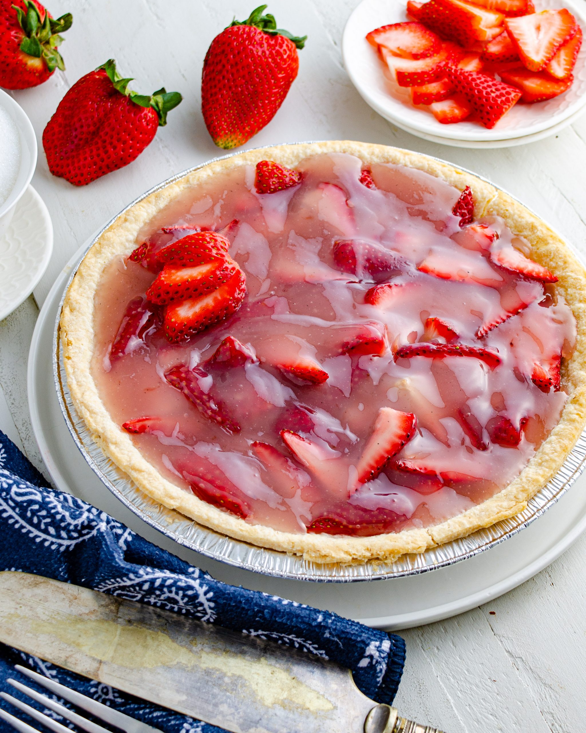 Big Boy's Fresh Strawberry Pie, b​​ig boy strawberry p​ie, fresh strawberry pie, fresh strawberry recipes