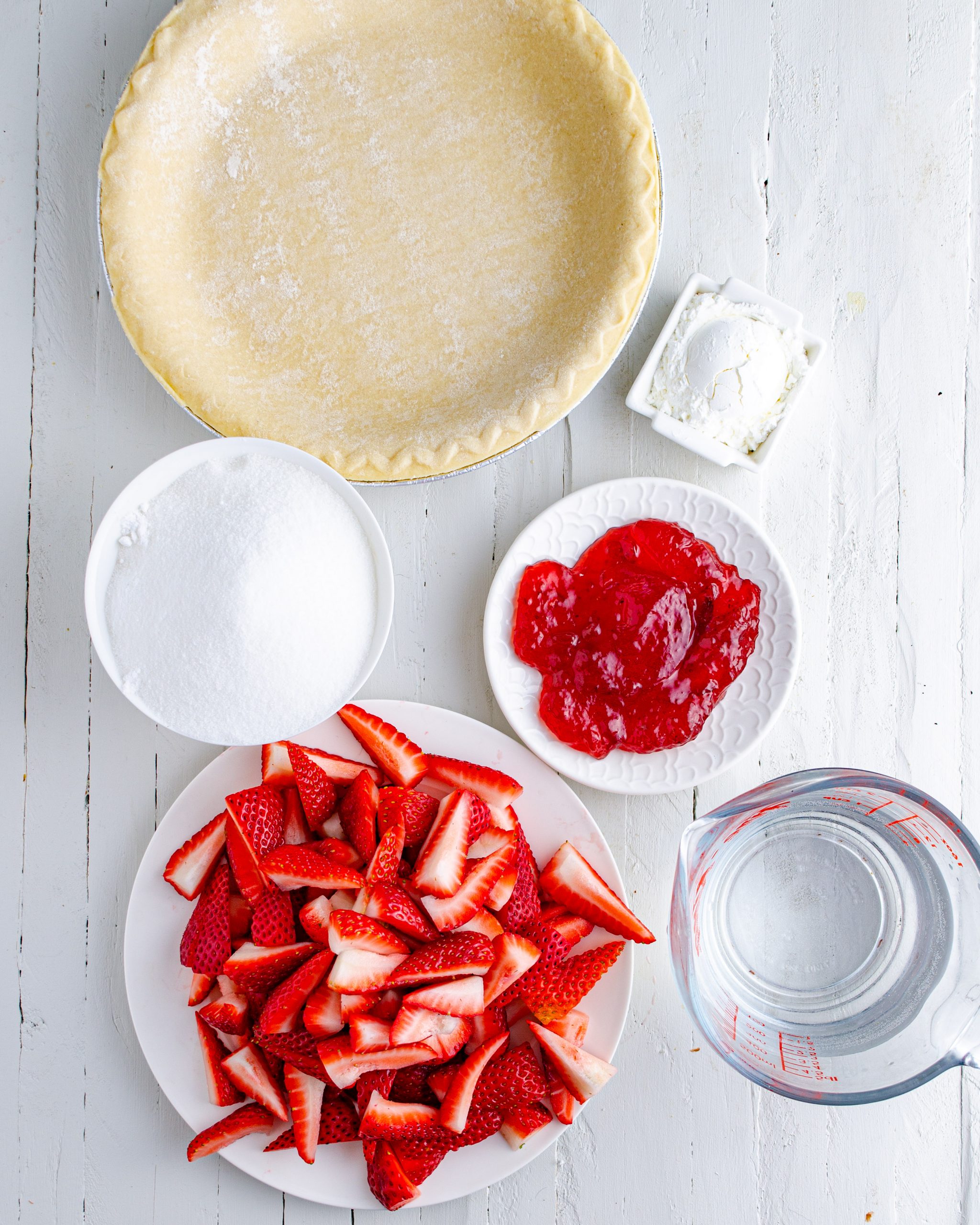 Big Boy Fresh Strawberry Pie ingredients