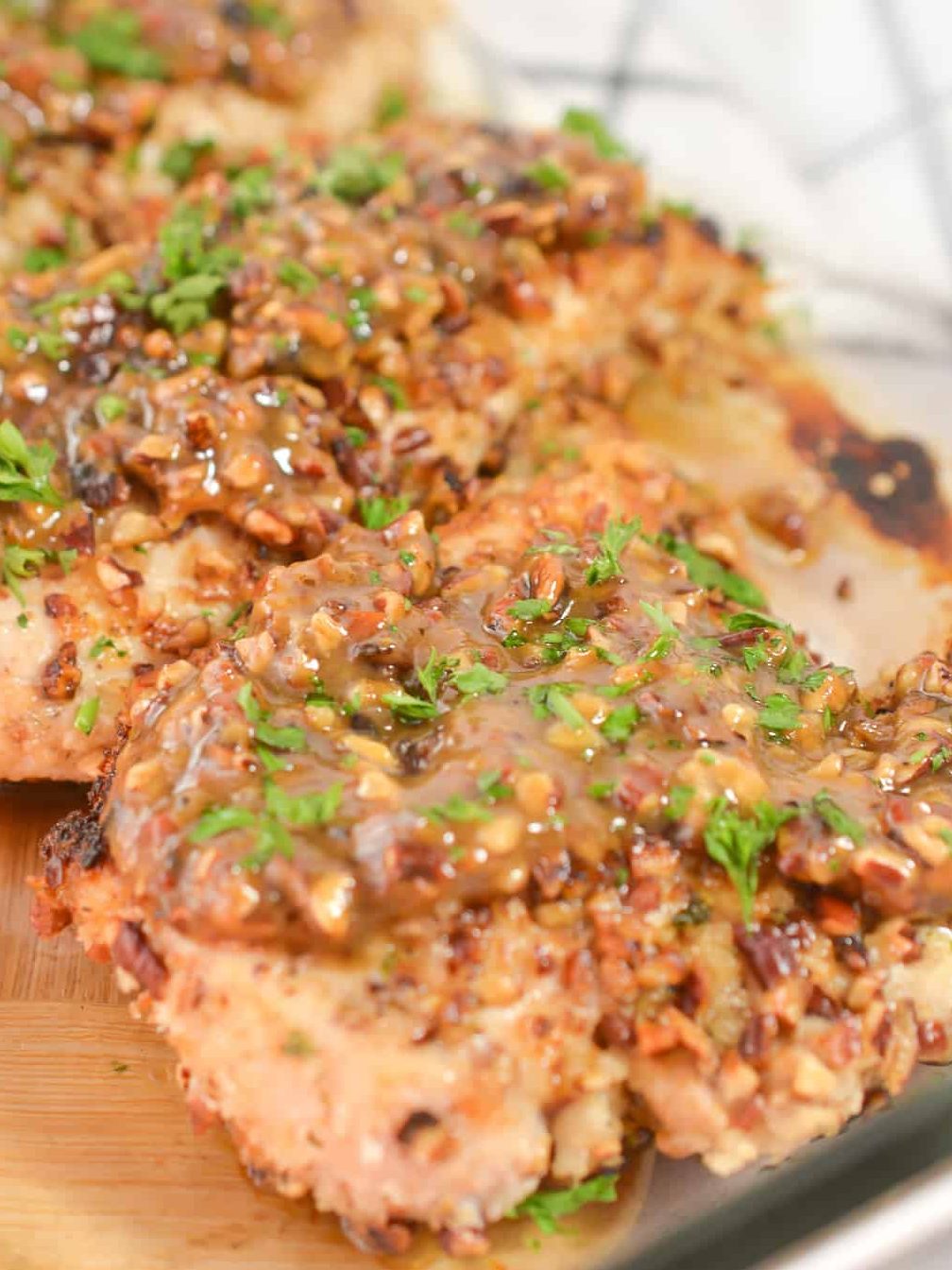 Bourbon Pecan Chicken