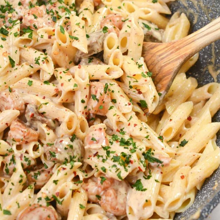 Cajun Shrimp And Steak Alfredo Sweet Pea S Kitchen