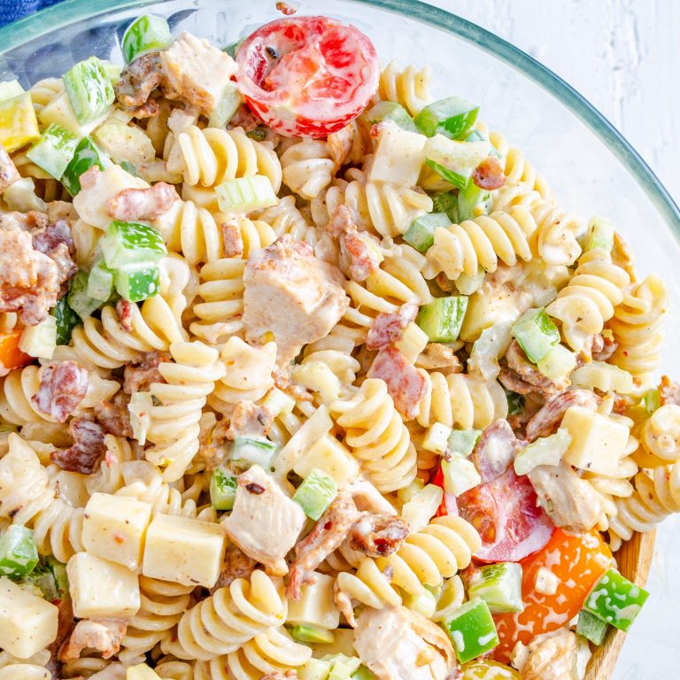 Chicken Club Pasta Salad - Sweet Pea's Kitchen