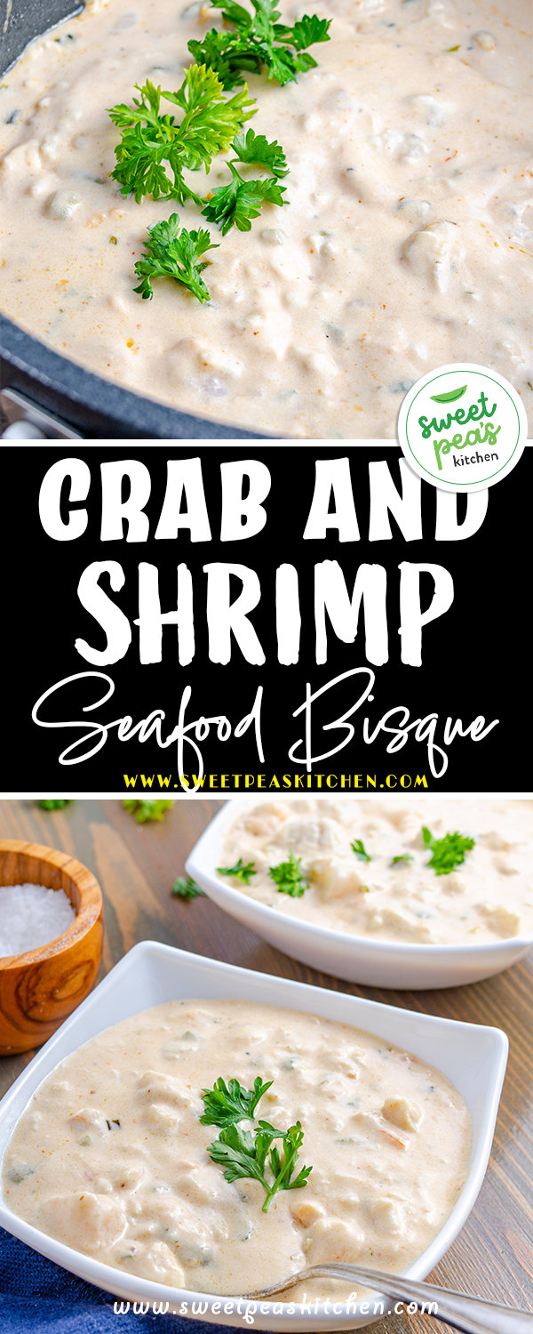Crab and Shrimp Seafood Bisque on pinterest