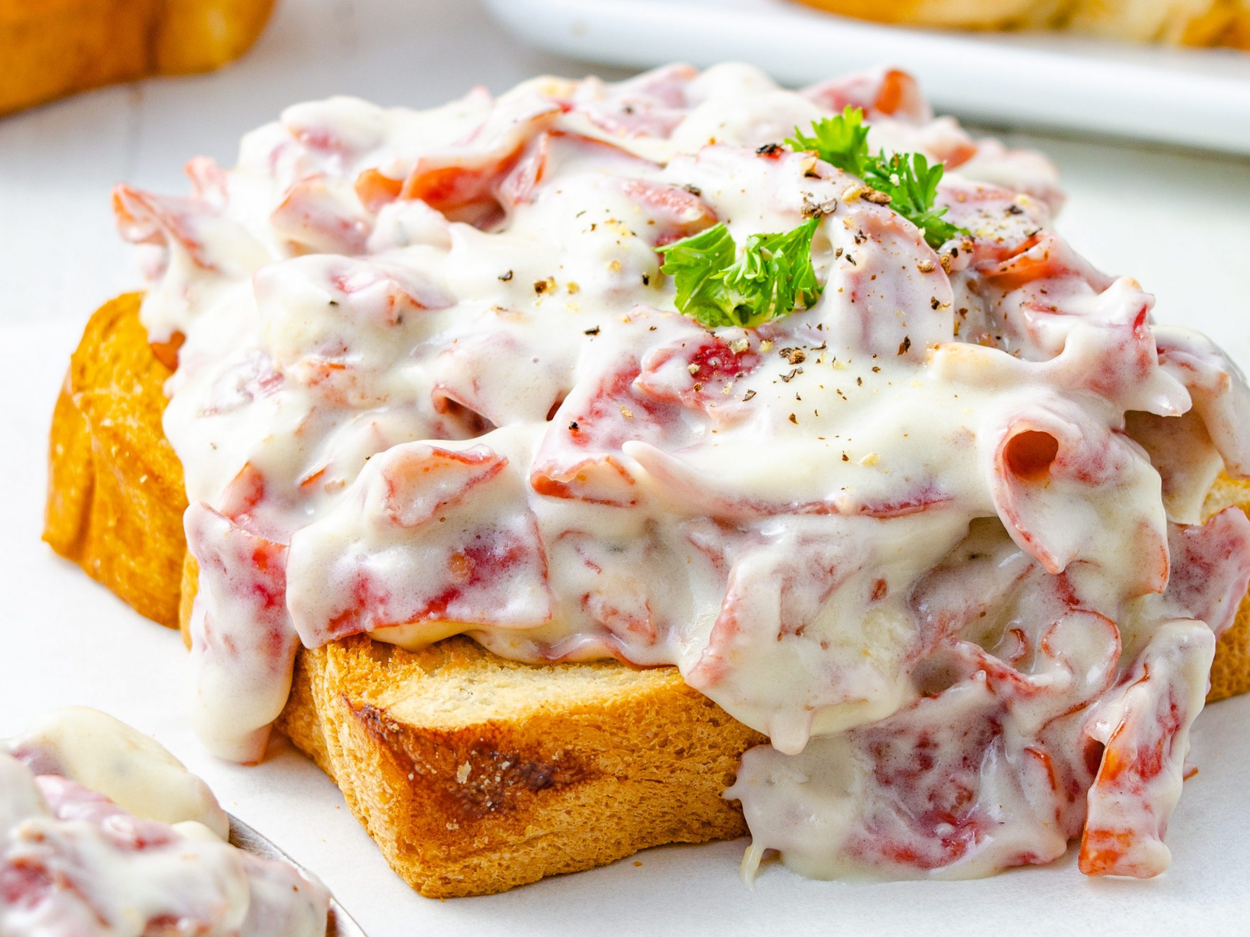 Creamed Chipped Beef on Toast - Sweet Pea's Kitchen