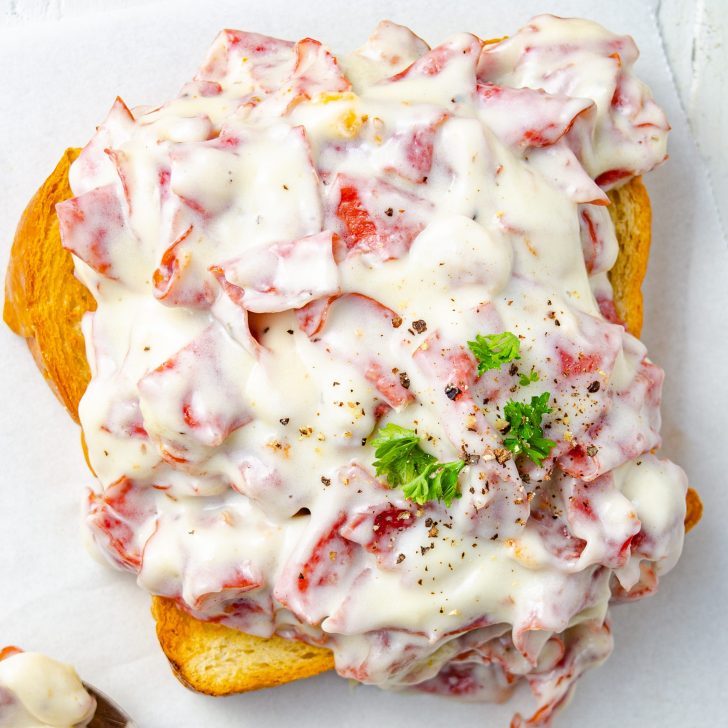 Creamed Chipped Beef on Toast - Sweet Pea's Kitchen