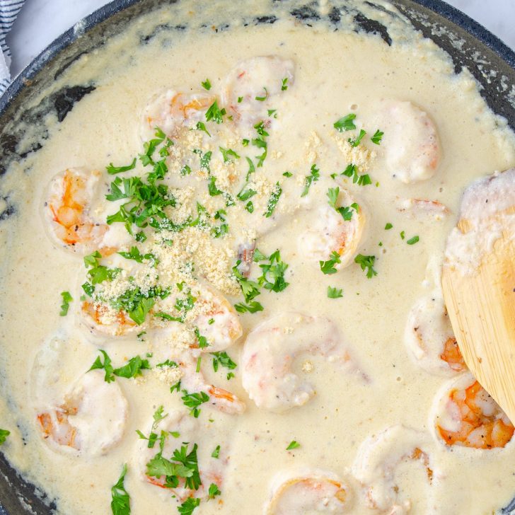 Creamy Garlic Shrimp - Sweet Pea's Kitchen