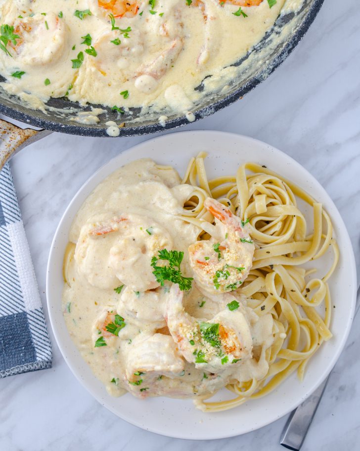 Creamy Garlic Shrimp - Sweet Pea's Kitchen