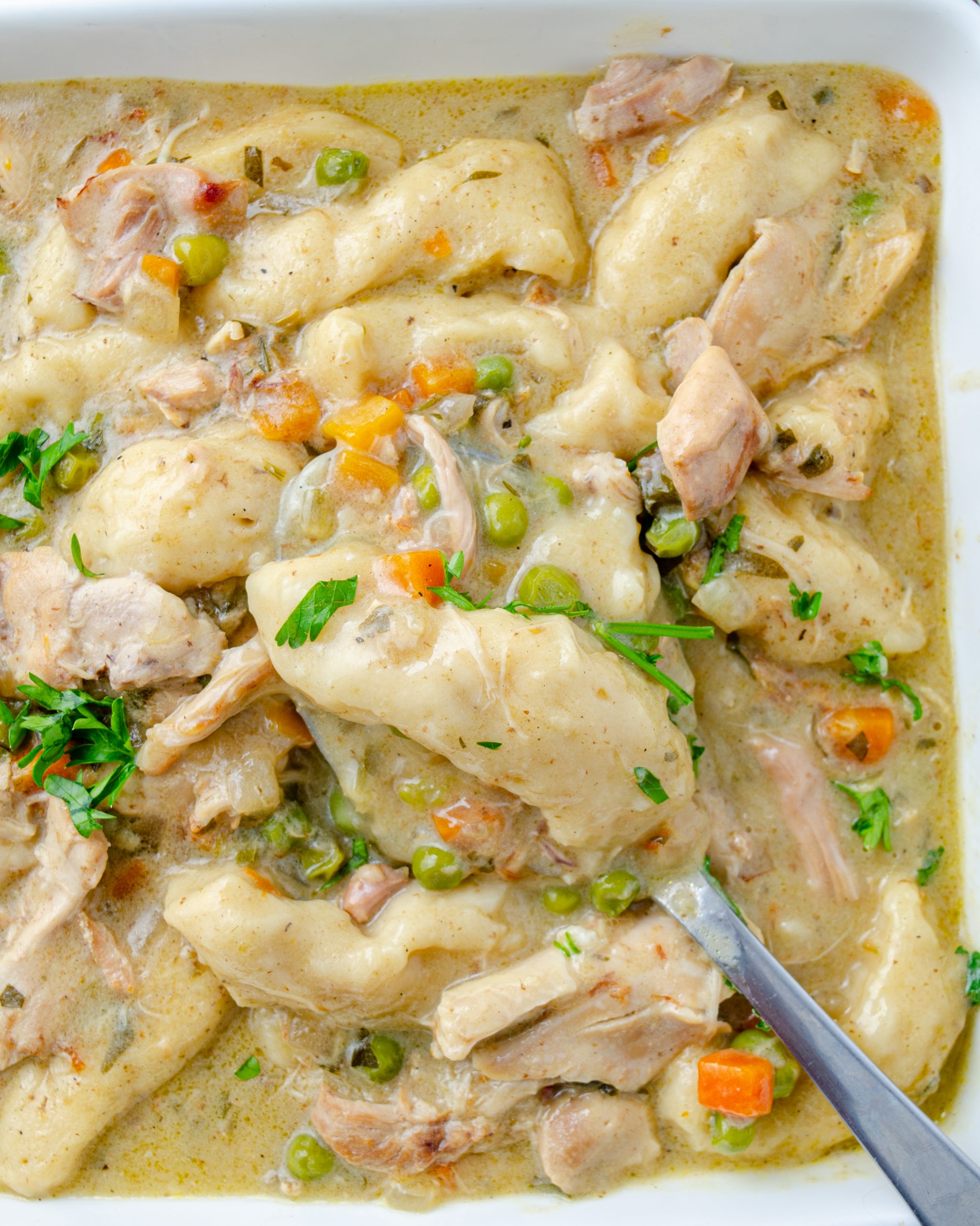 Crock Pot Chicken & Dumplings - Plain Chicken