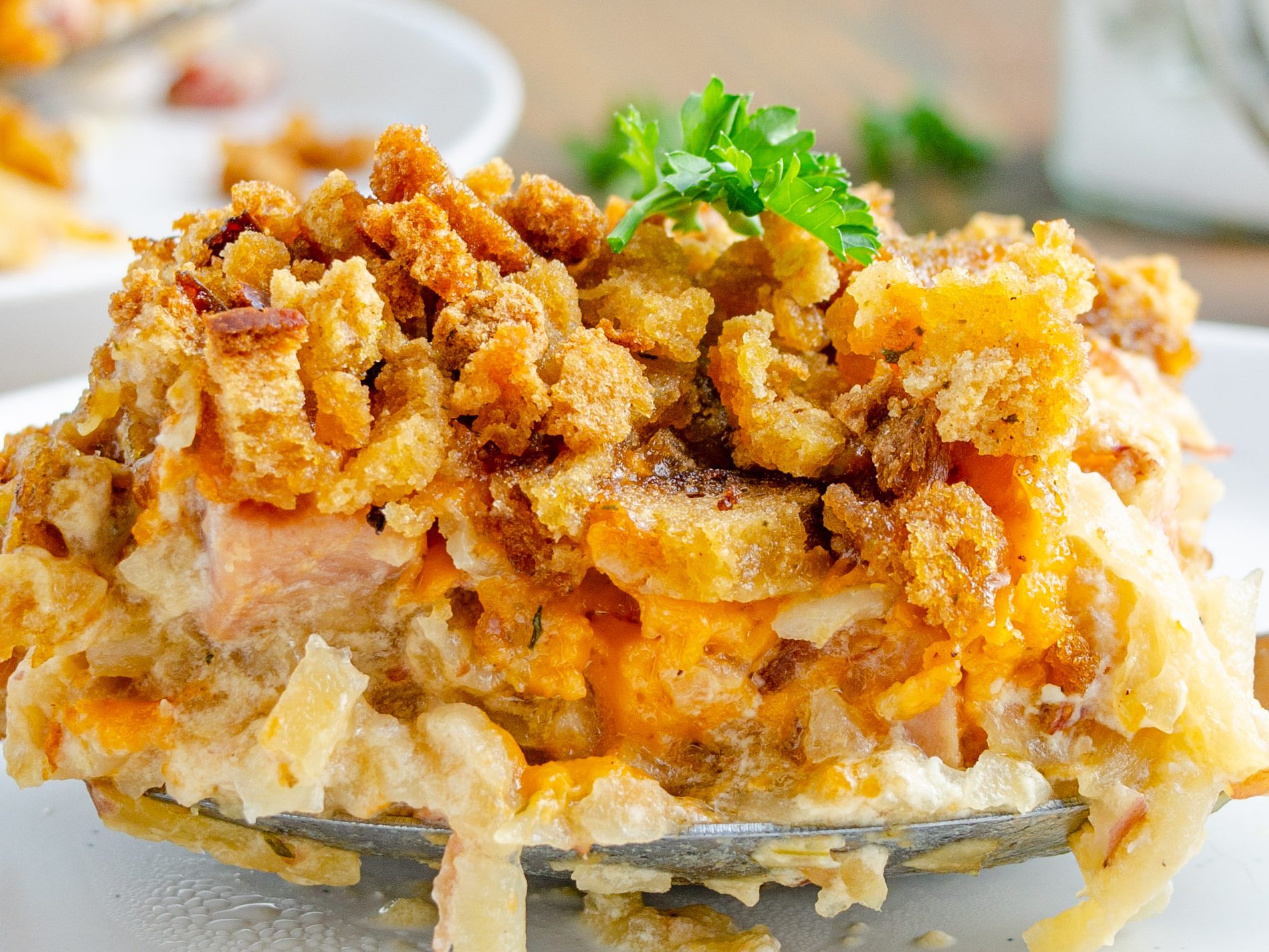Crockpot Ham and Potato Casserole-image
