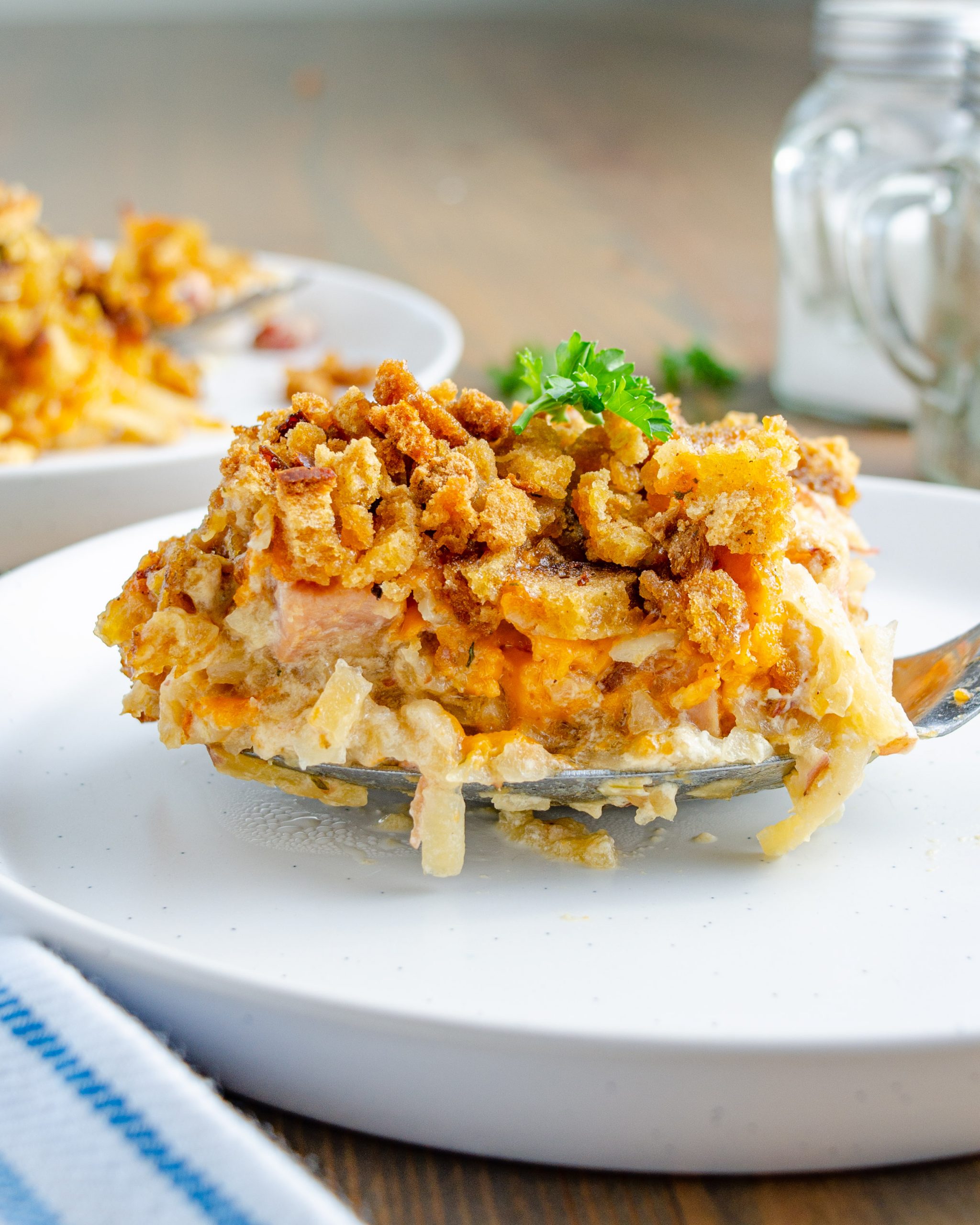 crockpot ham and potato casserole, ham and potato casserole, crockpot cheesy potatoes