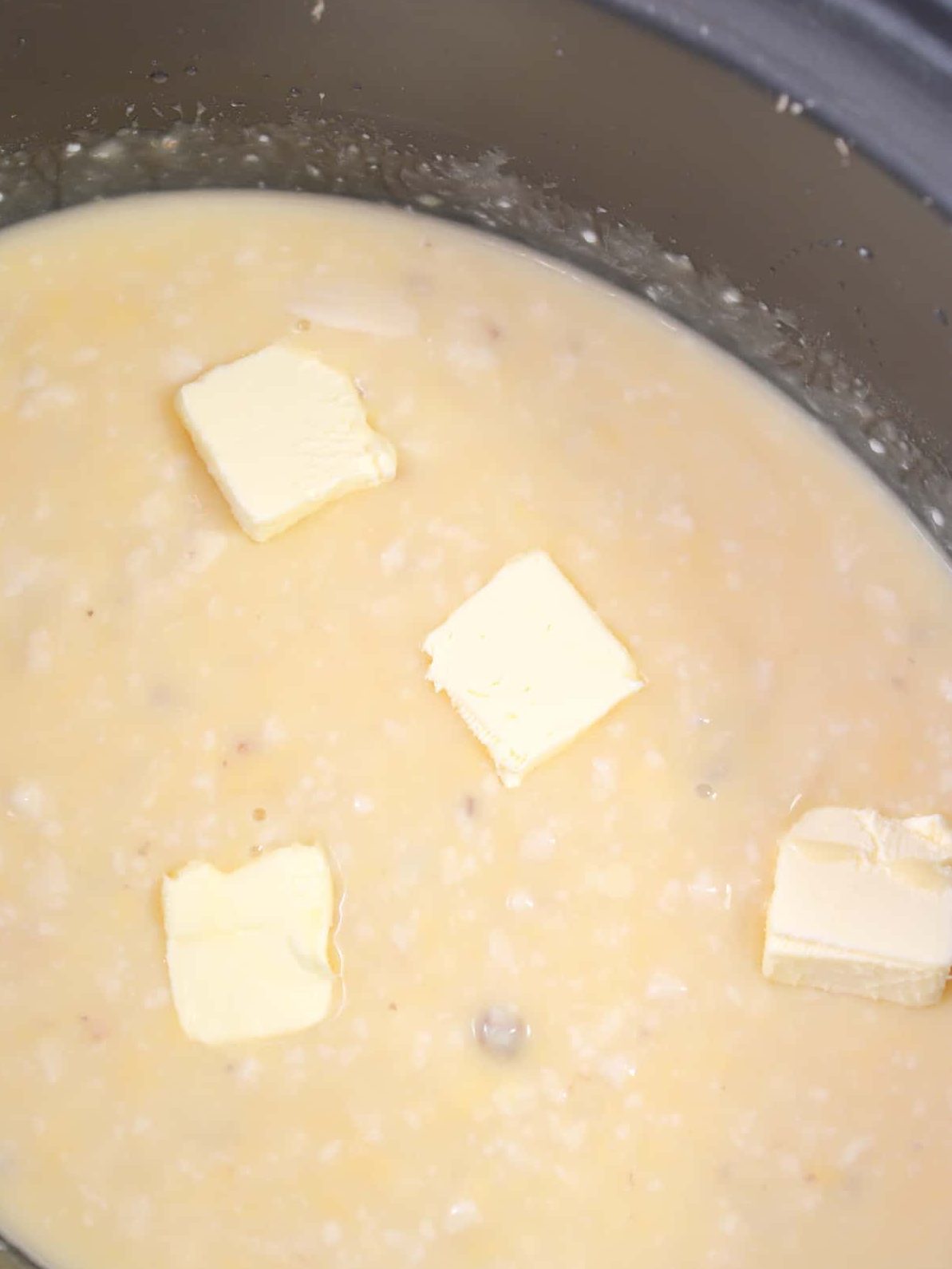 Add butter.