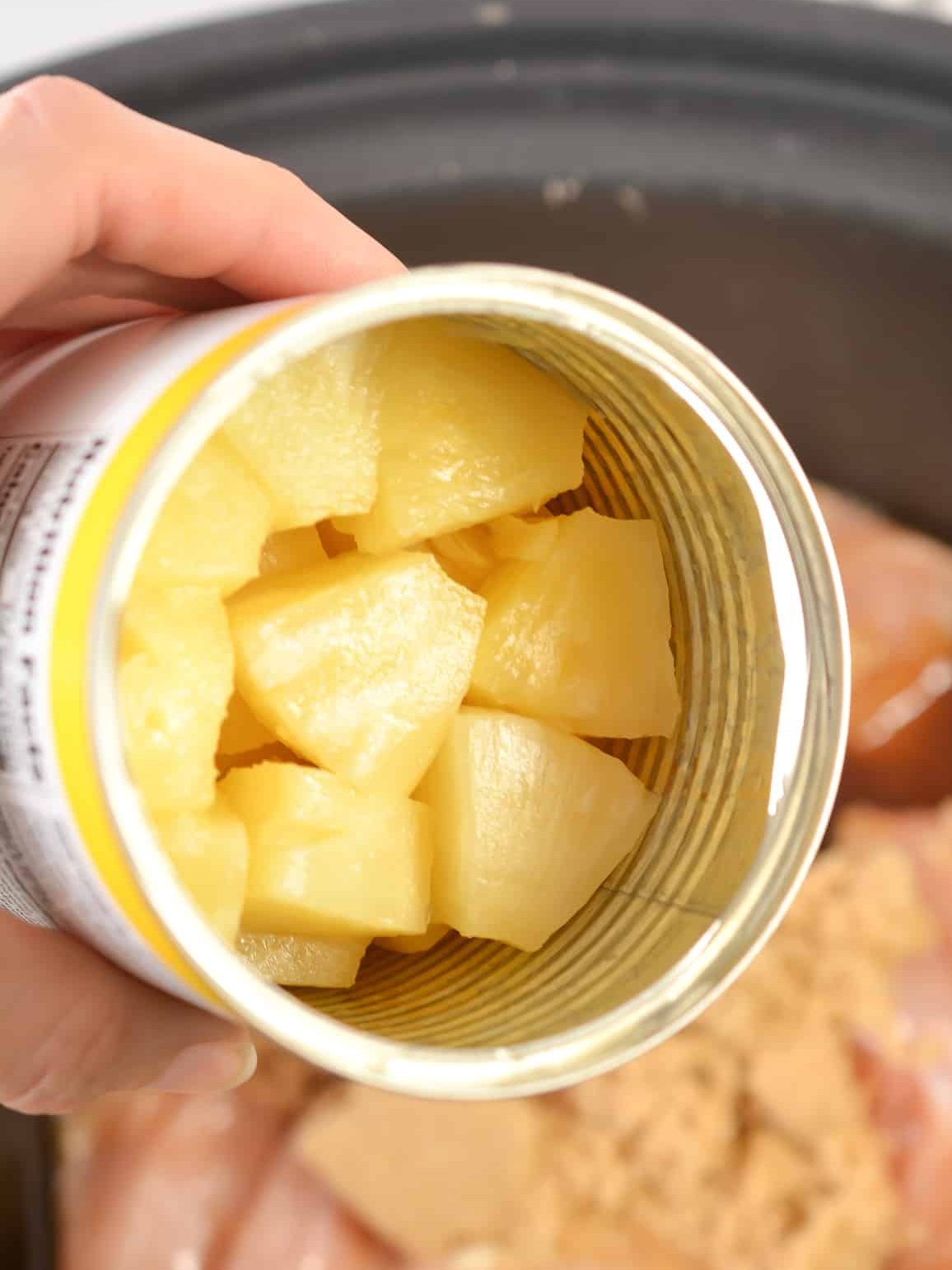 And 1 can of pineapple chunks.