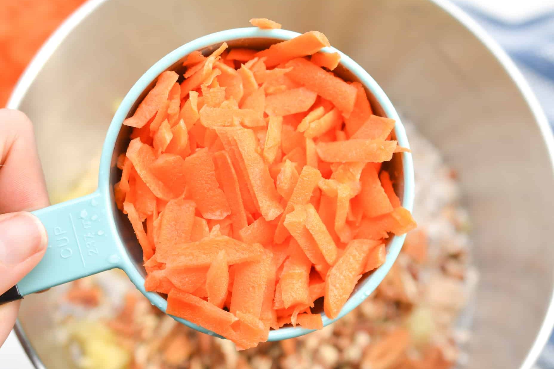add the carrots.