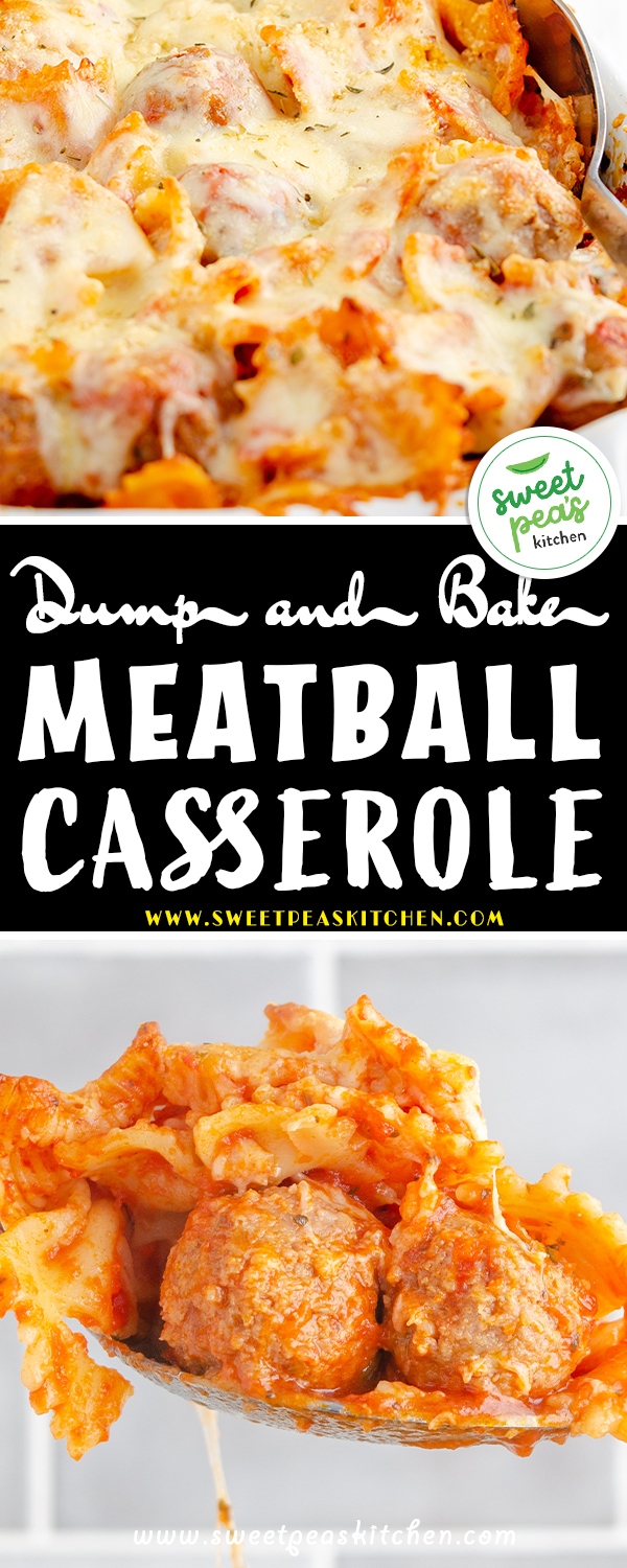 Dump and Bake Meatball Casserole on pinterest
