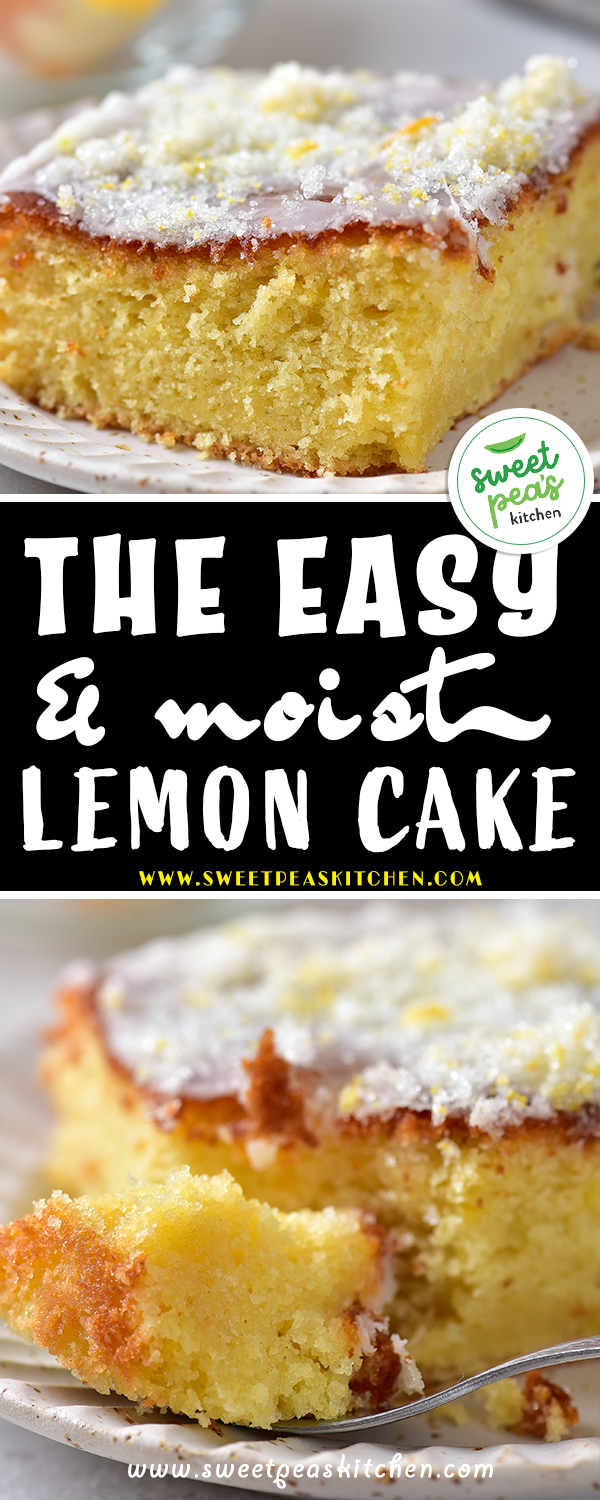 Easy Moist Lemon Cake Recipe on pinterest