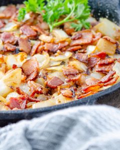 Fried Cabbage With Onions And Bacon - Sweet Pea's Kitchen