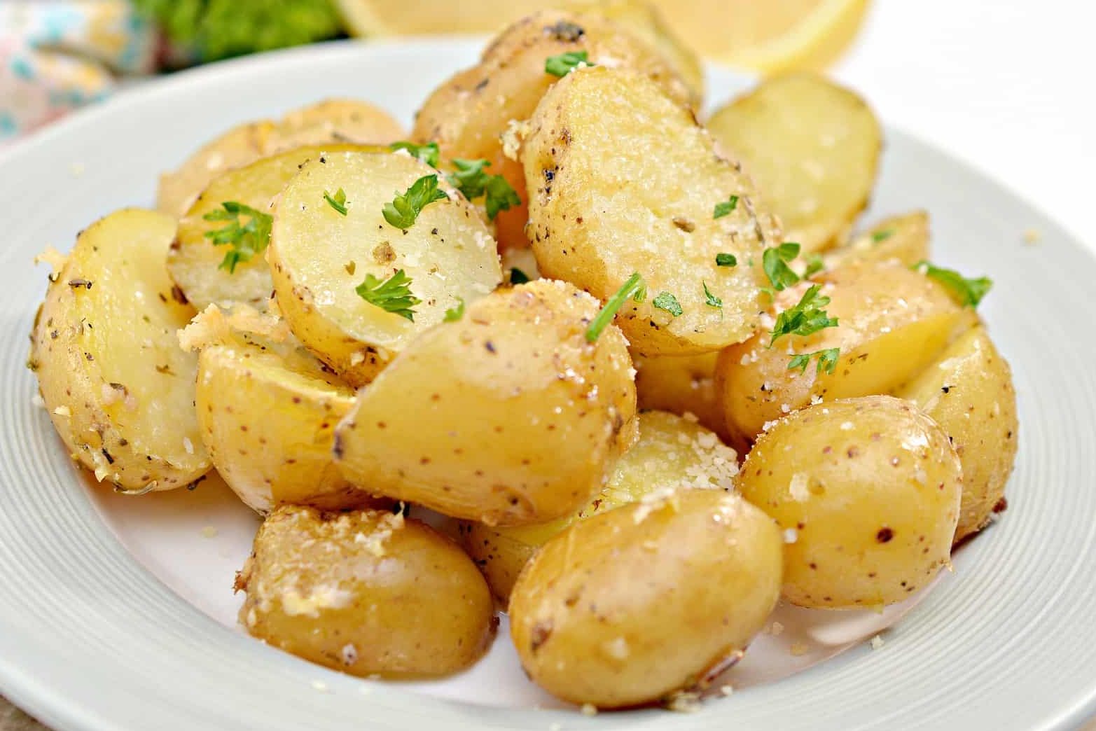 lemon butter potatoes, roasted potatos, roasted potatoes recipe