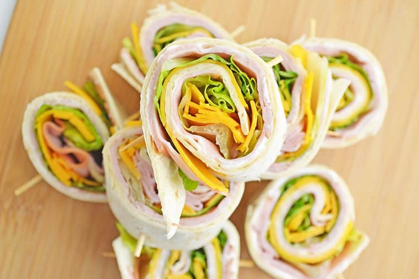 Ham And Cheese Pin Wheels