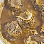 Hamburger Steaks with Onion Gravy