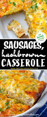 Make Ahead Sausage Hashbrown Casserole - Sweet Pea's Kitchen