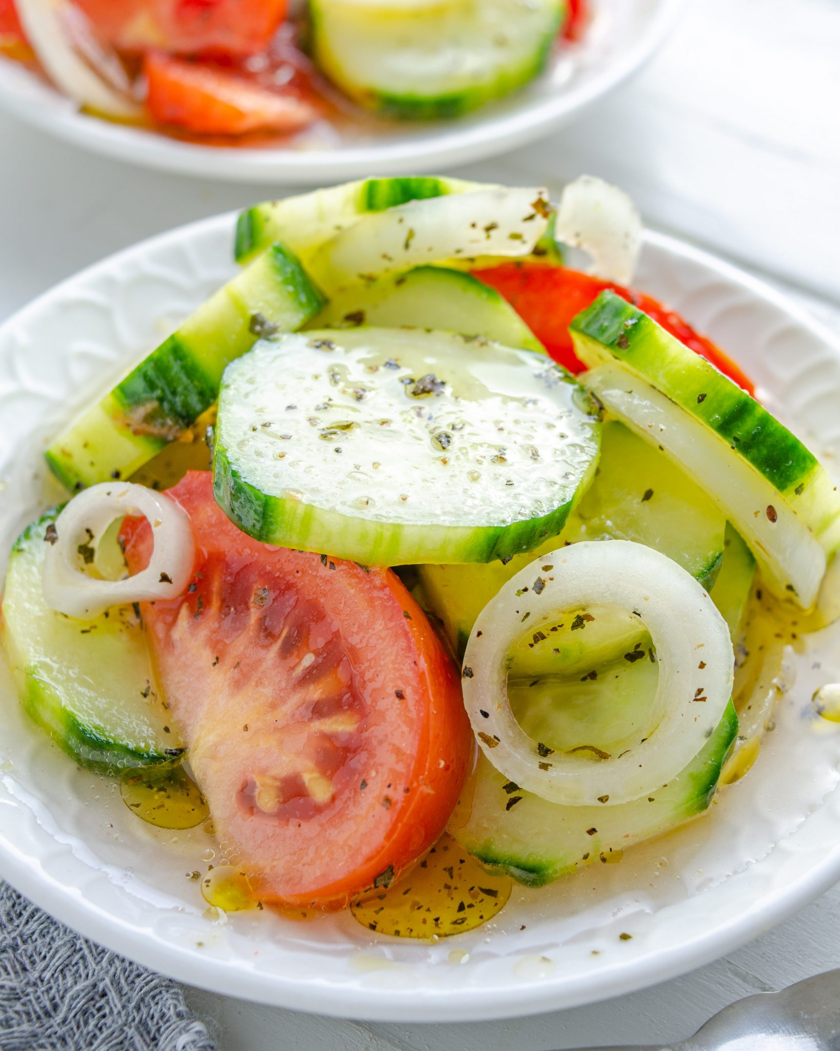 Marinated Cucumbers, Onions and Tomatoes Sweet Pea's Kitchen