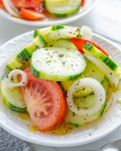 Marinated Cucumbers, Onions and Tomatoes - Sweet Pea's Kitchen