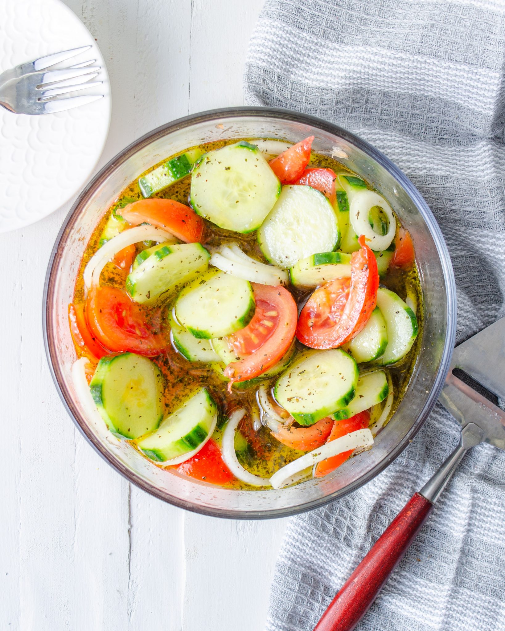 Marinated Cucumbers, Onions and Tomatoes Sweet Pea's Kitchen