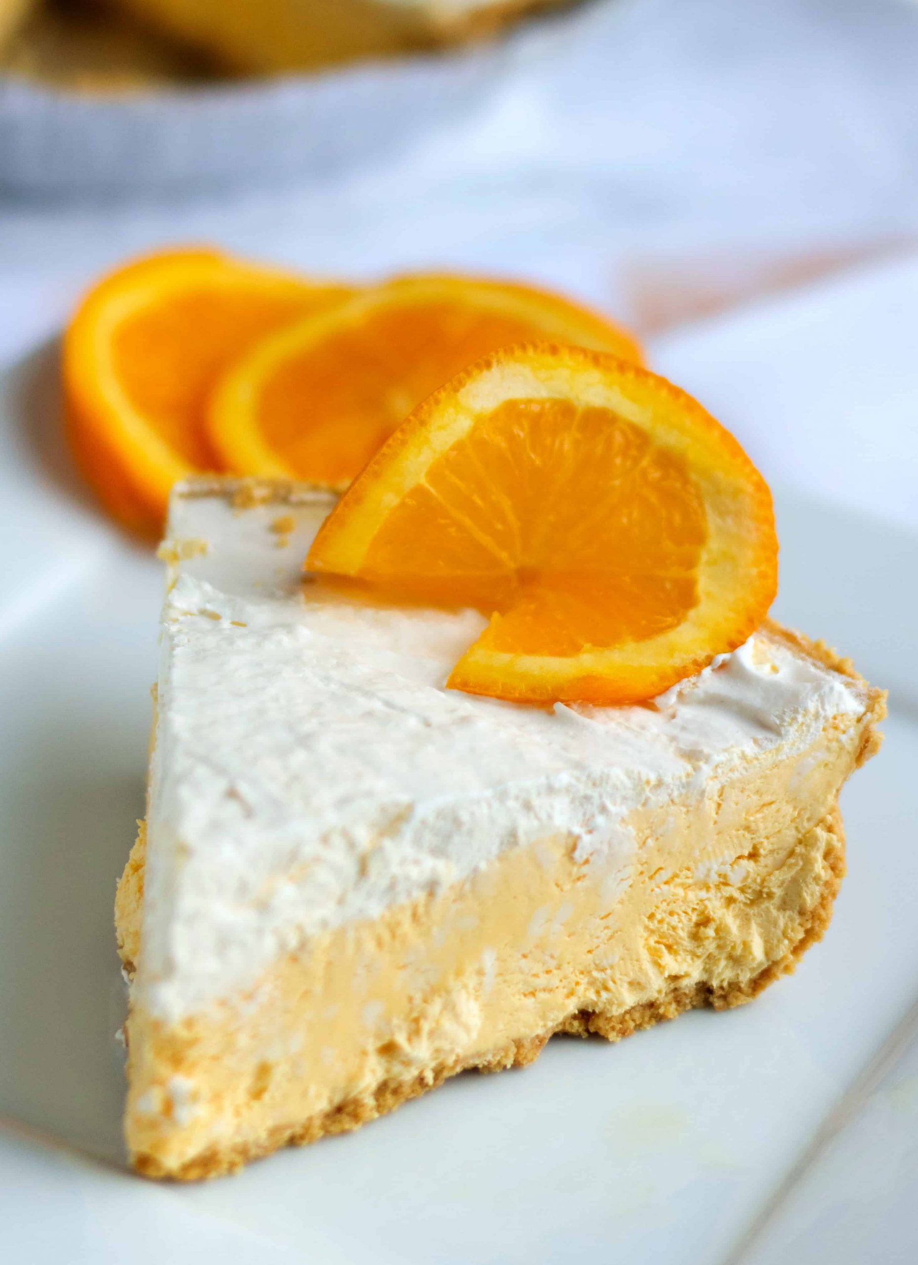 No-Bake Orange Creamsicle Pie