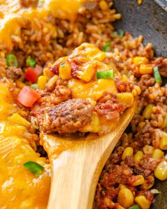 One Pot Mexican Rice Casserole - Sweet Pea's Kitchen