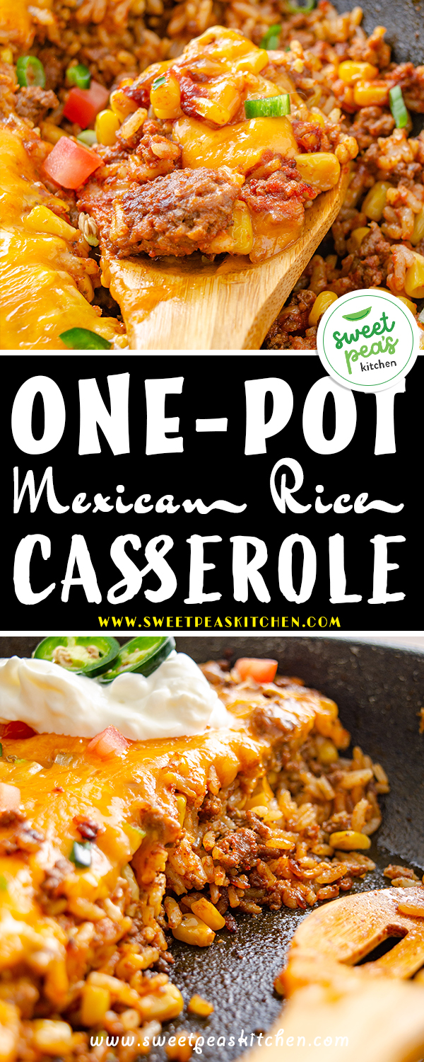 One Pot Mexican Rice Casserole