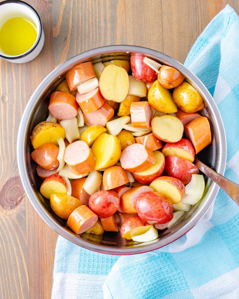 Oven Roasted Sausage and Potatoes - Sweet Pea's Kitchen