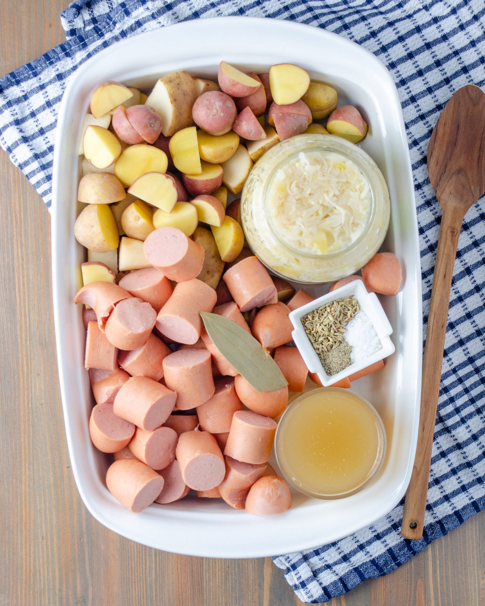 Polish Sausage, Sauerkraut And Potatoes (Crockpot) Sweet Pea's Kitchen