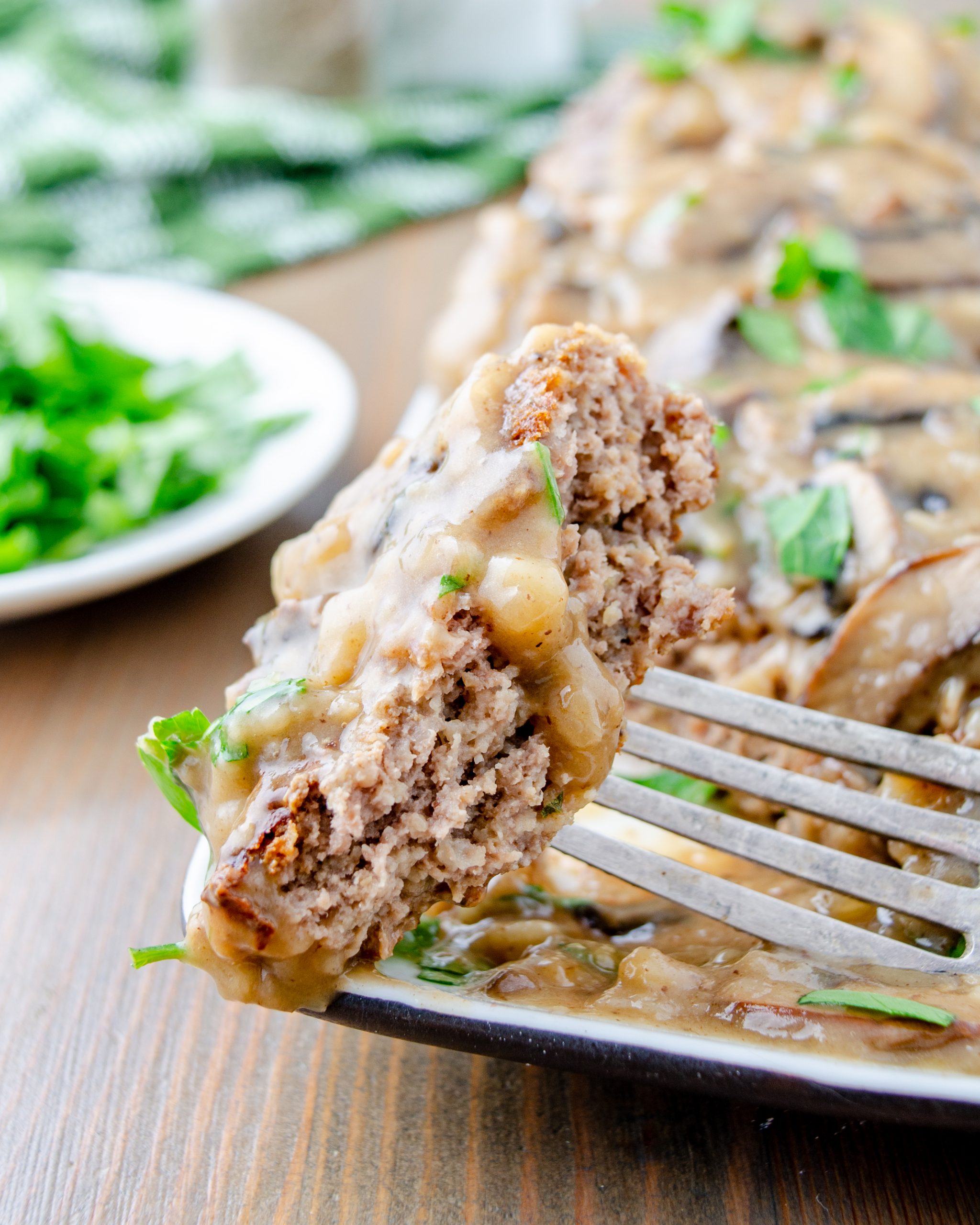 homemade salisbury steak mushroom gravy, salisbury steak recipe