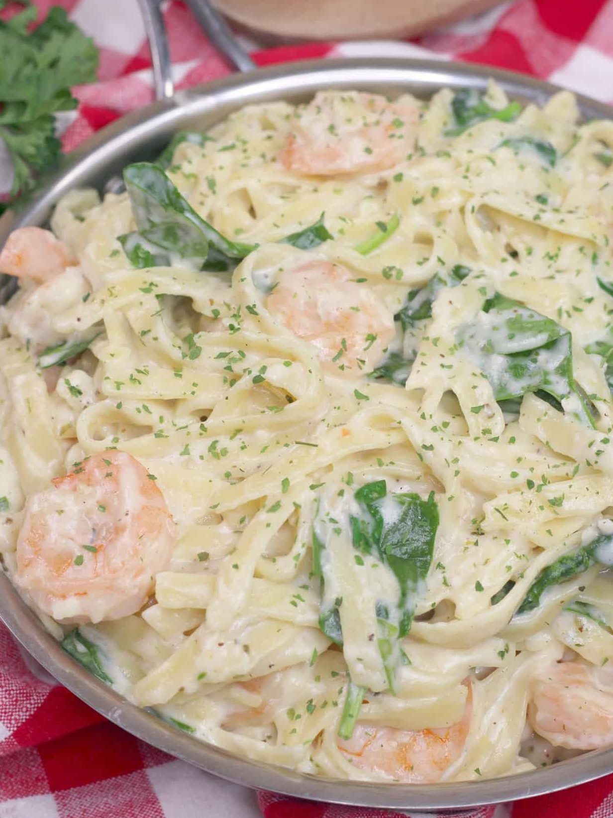Shrimp Fettuccine Alfredo