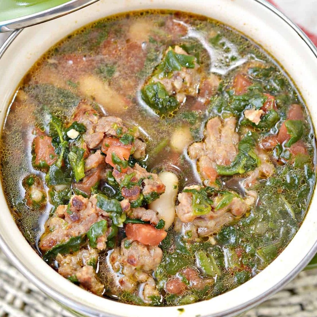 Winter White Bean and Italian Sausage Soup, winter sausage soup
sausage soup, sausage soup recipe