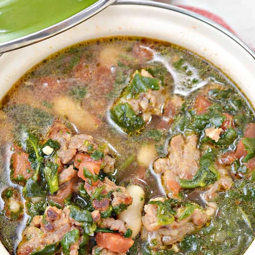 Winter White Bean and Italian Sausage Soup, winter sausage soup
sausage soup, sausage soup recipe