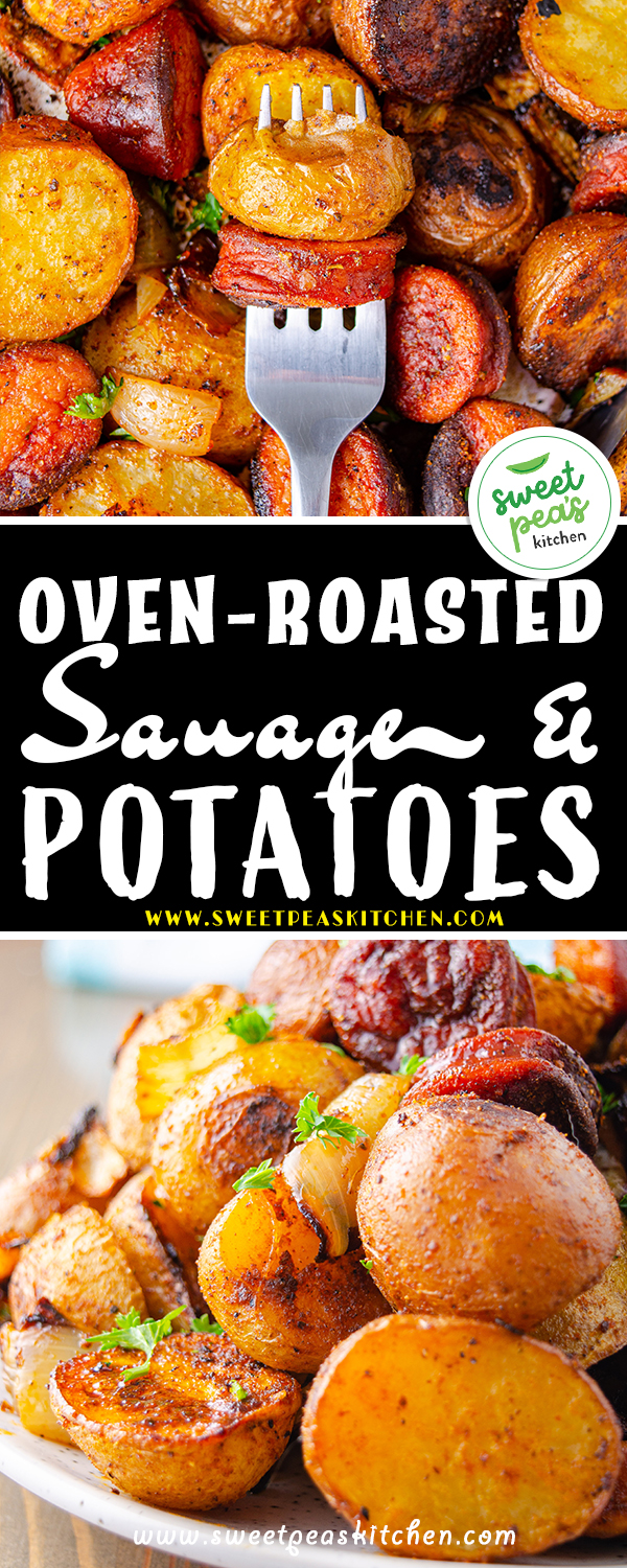 Oven Roasted Sausage and Potatoes on pinterest