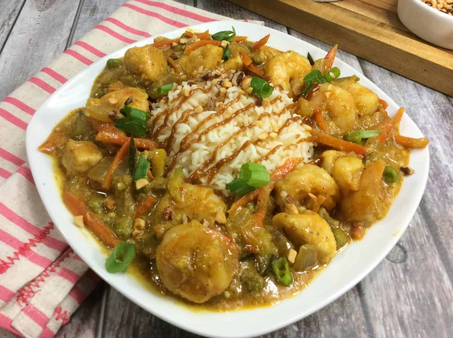 spicy chicken and shrimp, skillet chicken and rice