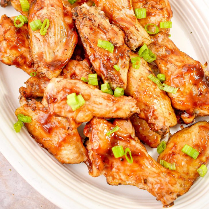 3 Ingredient Crockpot BBQ Wings - Sweet Pea's Kitchen