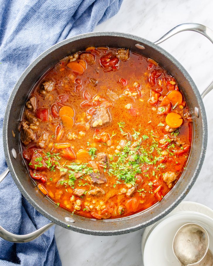 Beef and Barley Soup - Sweet Pea's Kitchen