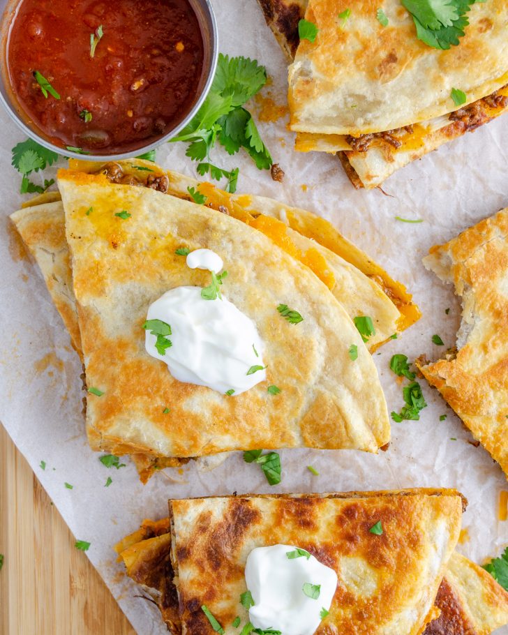 Beef and Cheese Quesadilla - Sweet Pea's Kitchen