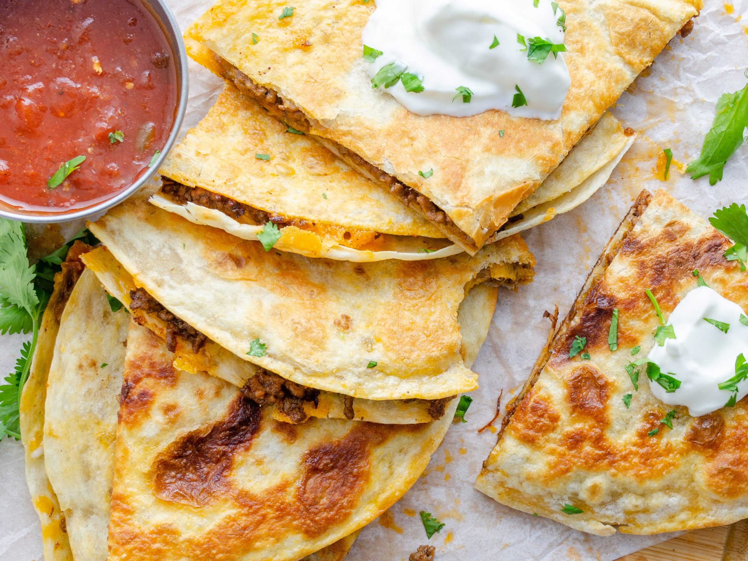 Beef and Cheese Quesadilla Sweet Pea's Kitchen