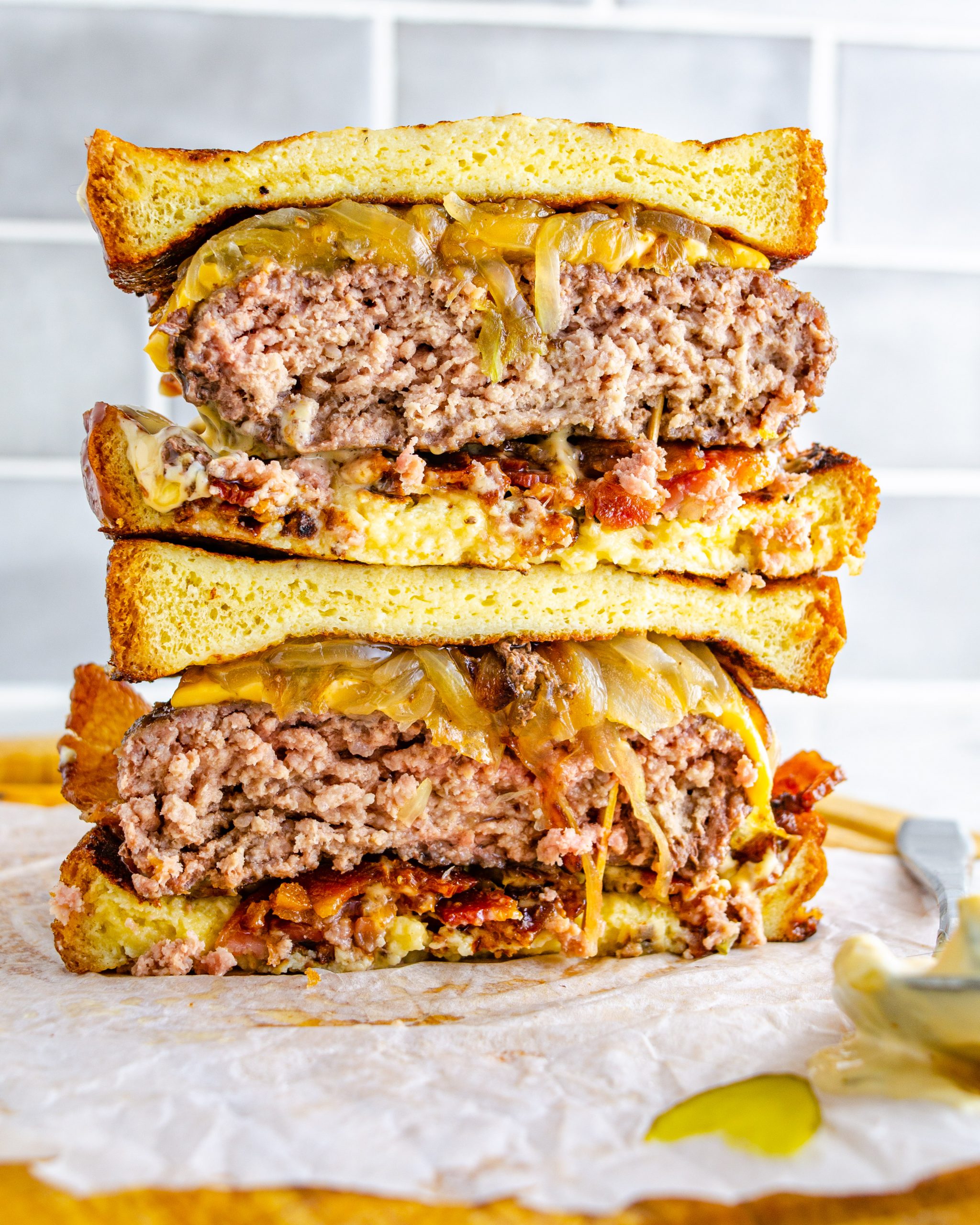 french toast burger, Big Mac French Toast